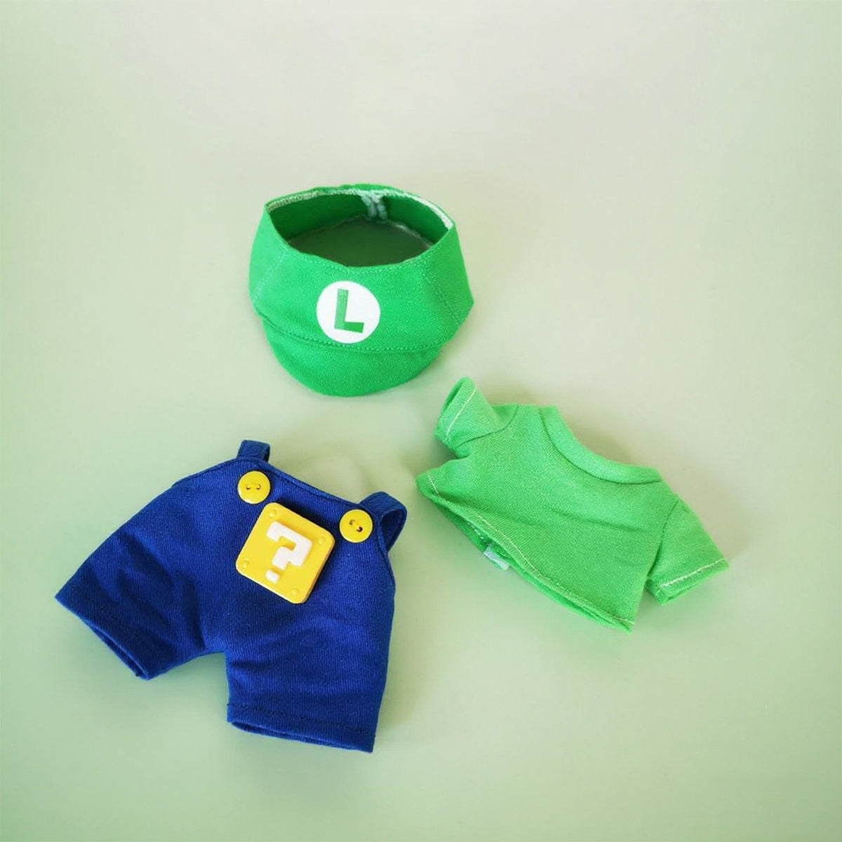 Labubu fashion clothes-"It's-a me, Mario'' theme clothing