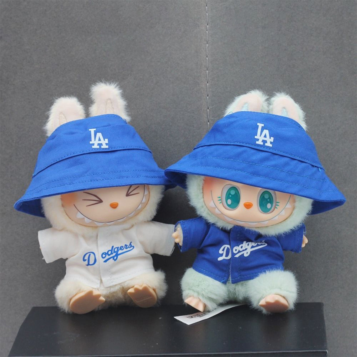 Labubu doll clothes Los Angeles baseball jersey set (clothes, hats, shoes)