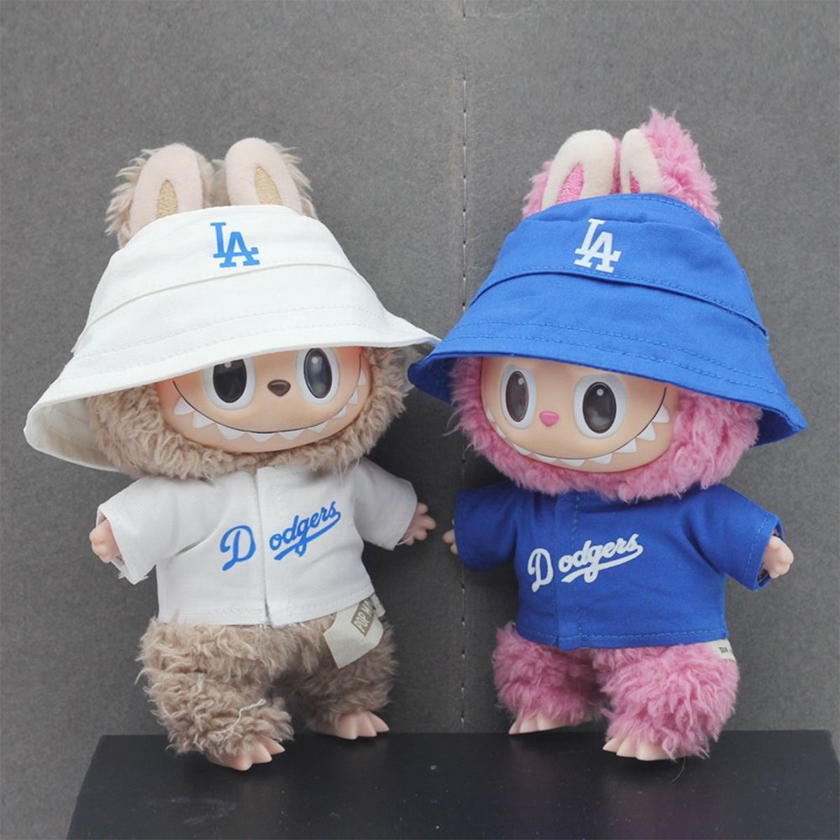Labubu doll clothes Los Angeles baseball jersey set (clothes, hats, shoes)