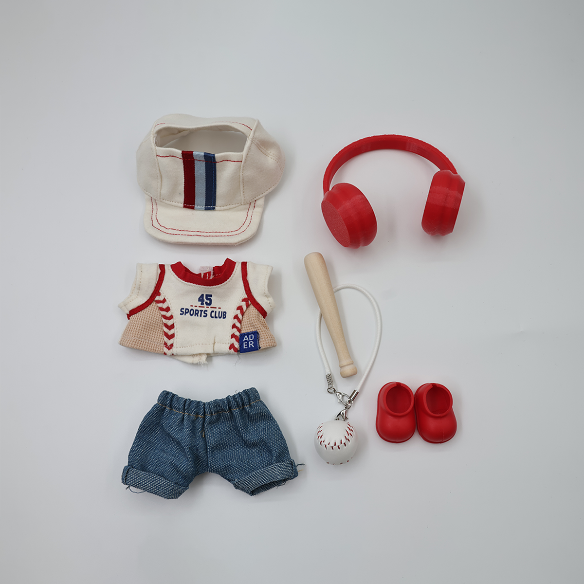 Labubu Fashion Clothing - Baseball Set