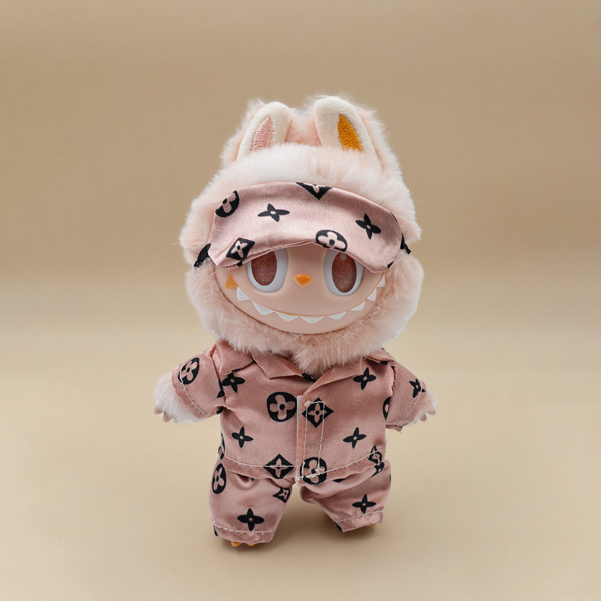 Labubu Fashion Clothes-Silk Pajama Set