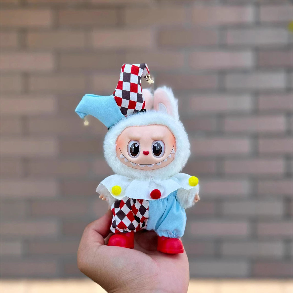 Labubu Fashion - Macaron Colored Circus Clown Outfit