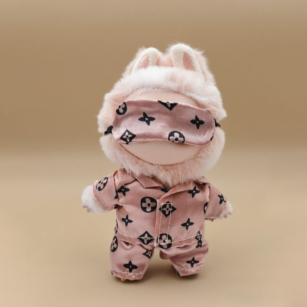 Labubu Fashion Clothes-Silk Pajama Set