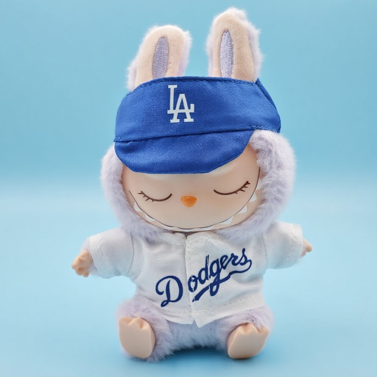 Labubu doll clothes Los Angeles baseball jersey set (clothes, hats, shoes)