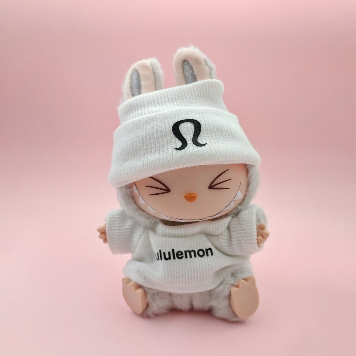 Labubu Fashion Lulu Sports Style - Premium 2-Piece Set (Clothes and Hat)