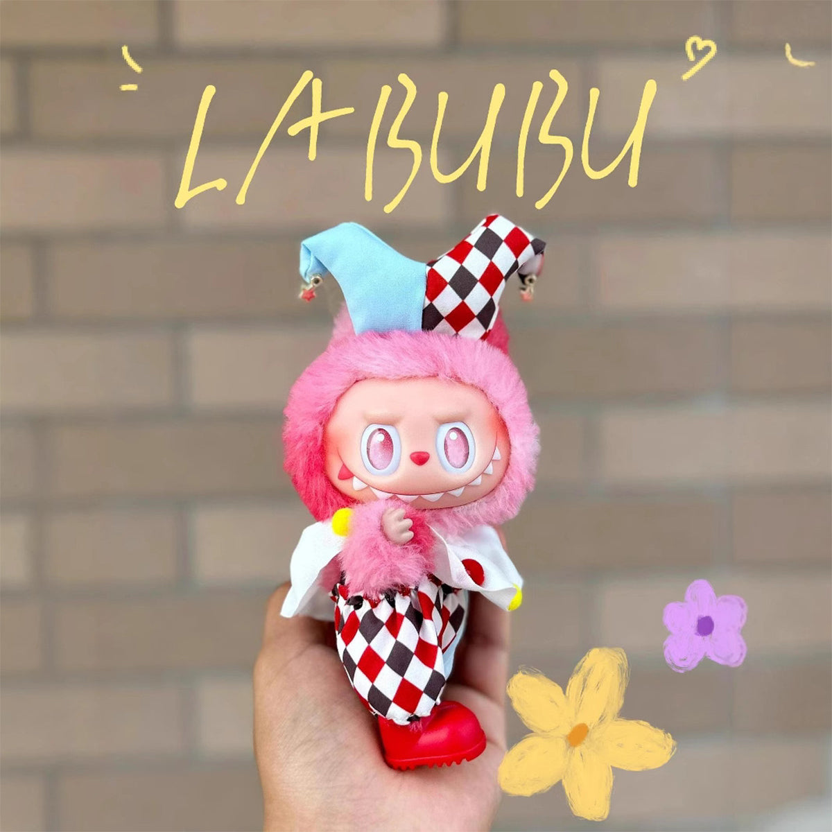 Labubu Fashion - Macaron Colored Circus Clown Outfit