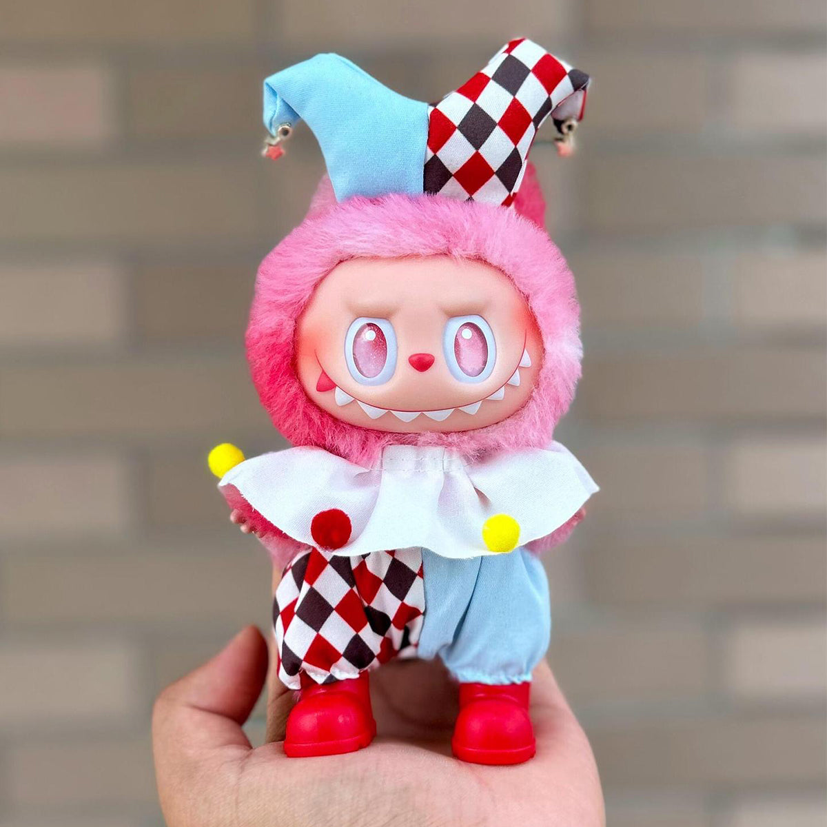 Labubu Fashion - Macaron Colored Circus Clown Outfit