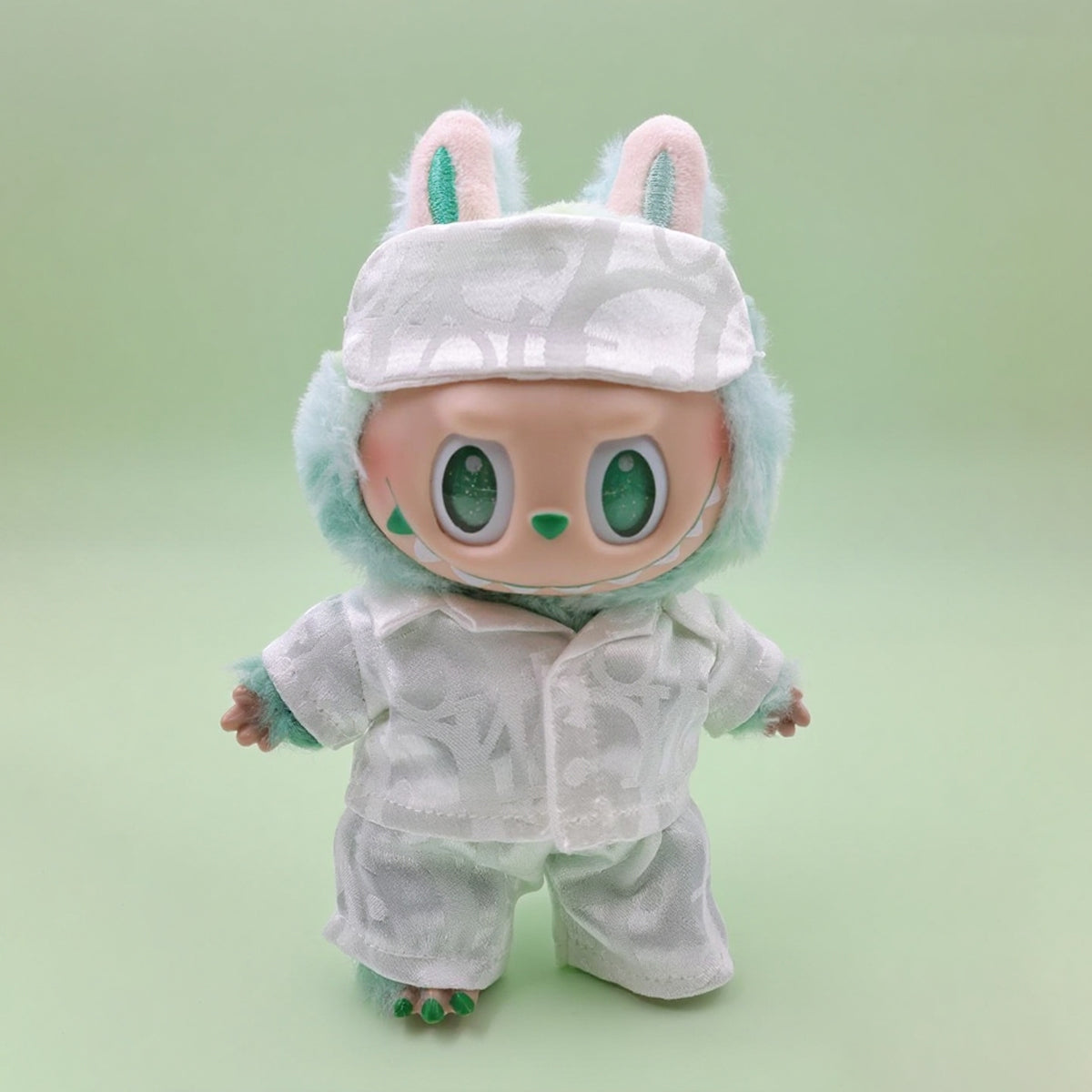 Labubu Fashion Clothes-Silk Pajama Set