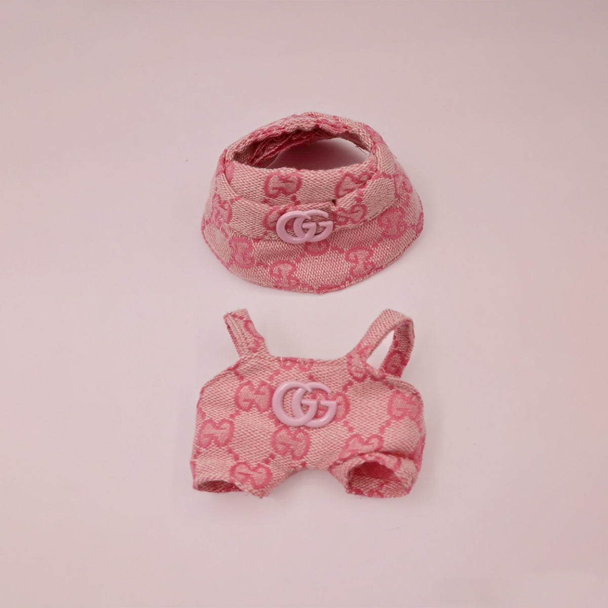 Labubu Fashion G-Haute Pink 2-Piece Set (Clothes and Hat)