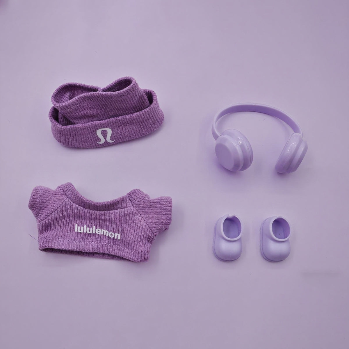 Labubu Fashion Clothing-lulu Sports Style Personality Set