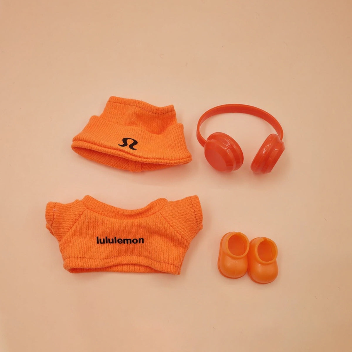 Labubu Fashion Clothing-lulu Sports Style Personality Set